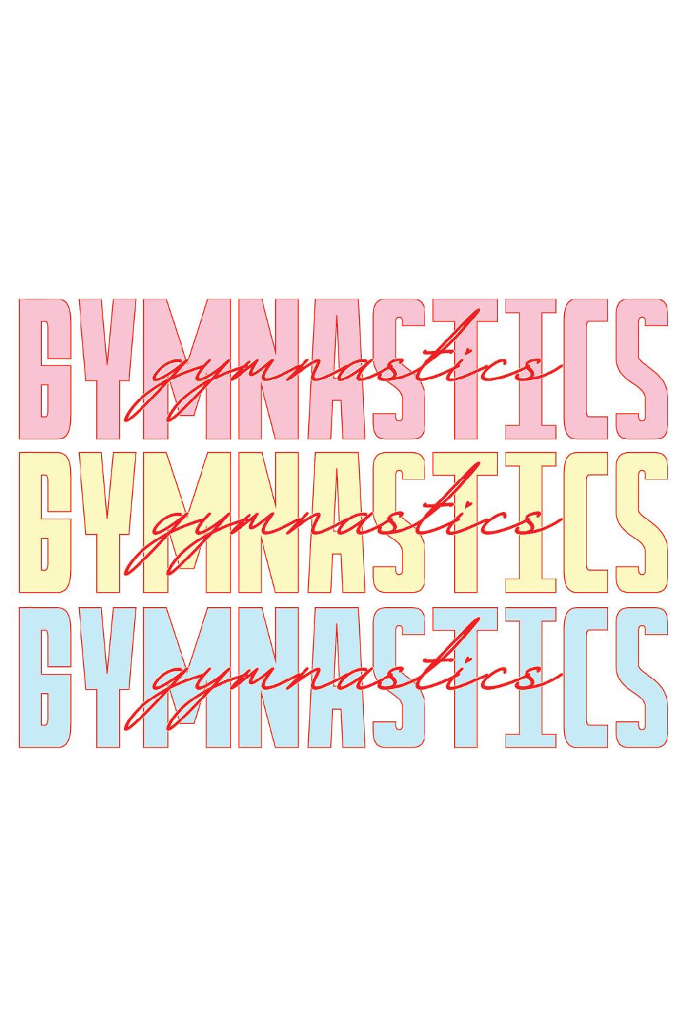 gmd Tri Colour Gymnastics (Print Only)