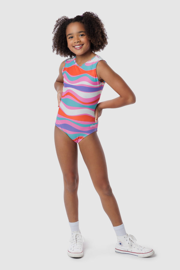 Gmd Whimsical Waves Leotard- SALE