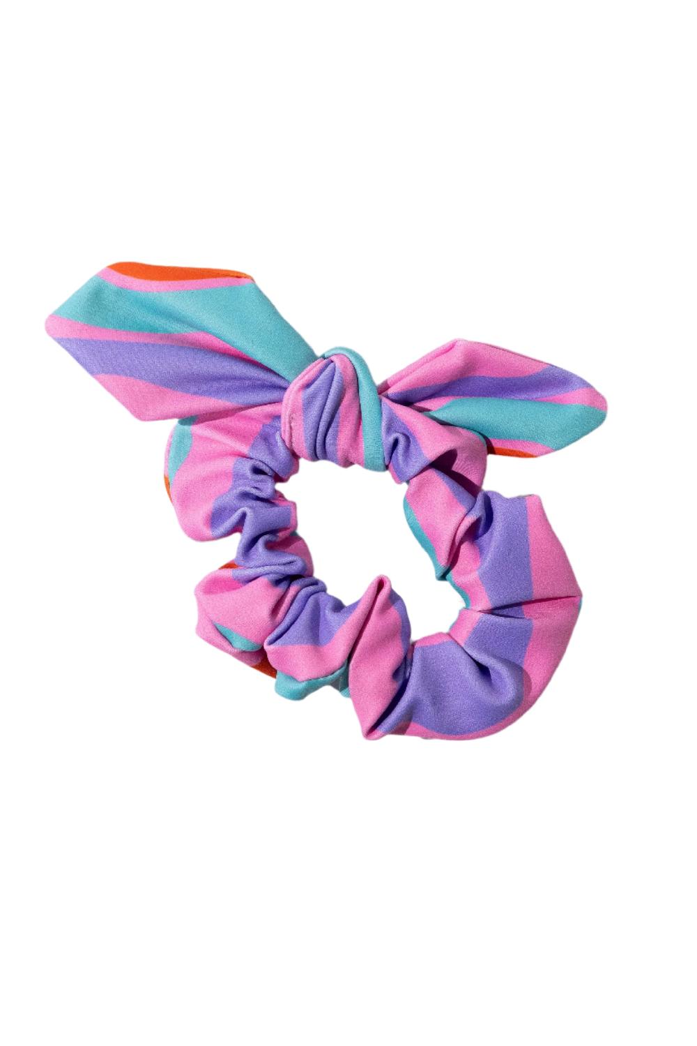 gmd Whimsical Waves Scrunchie Bow