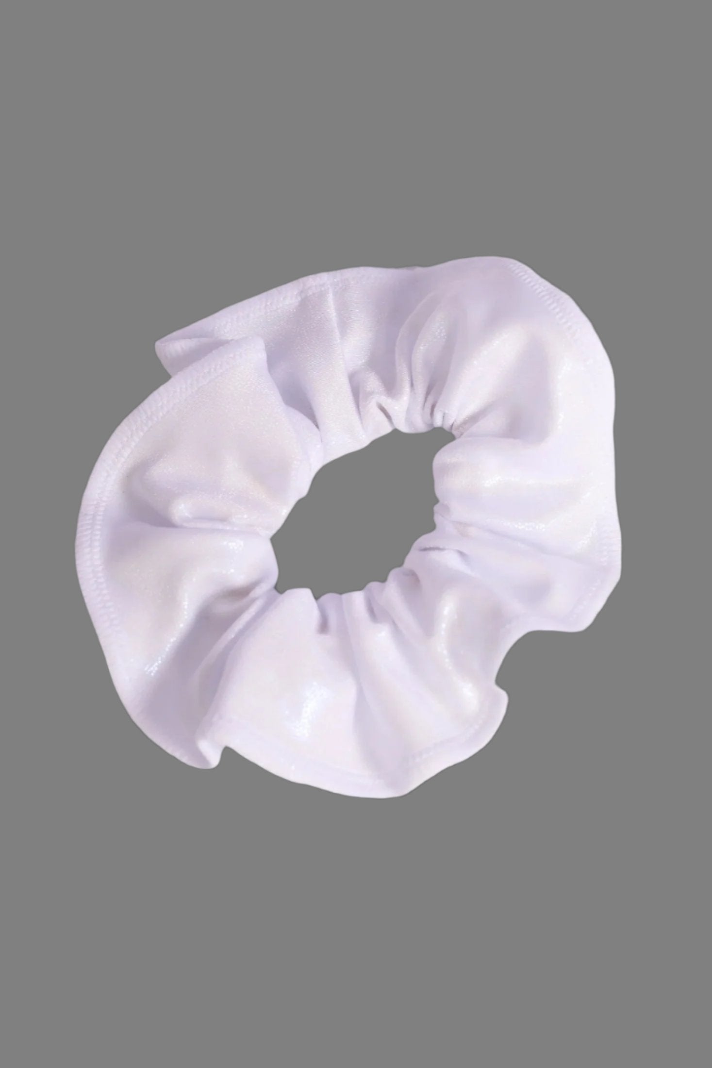 gmd White Pearl Mystique Scrunchie