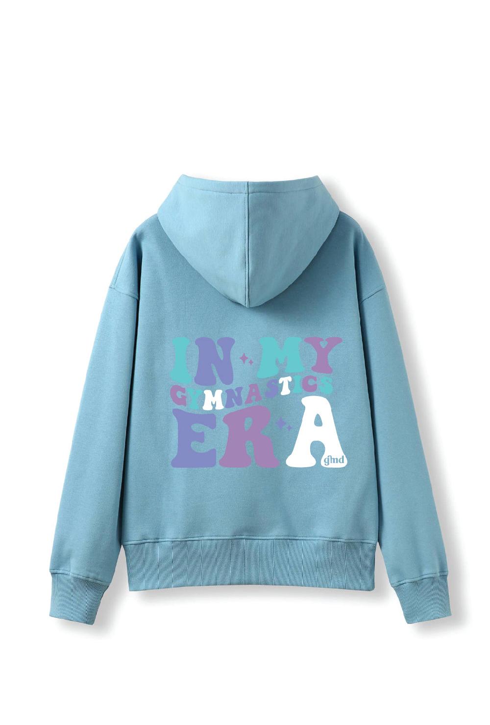 gmd In My Gymnastics Era (green/purple/white print)- Oversized Hoodie