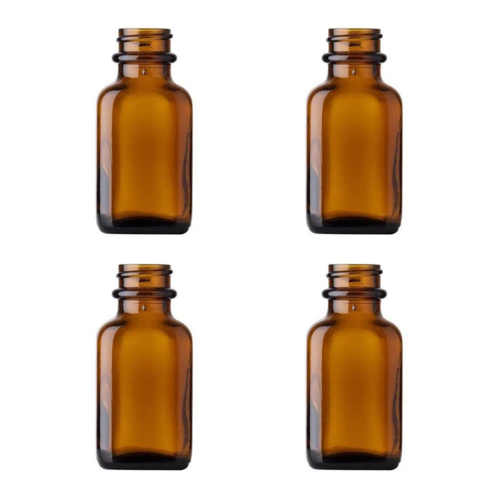 Gneiss Spice Amber Blake Glass Bottle With Metal Lid