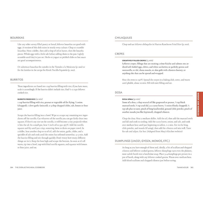 Gneiss Spice An Everlasting Meal Cookbook: Leftovers A-Z By Tamar Adler