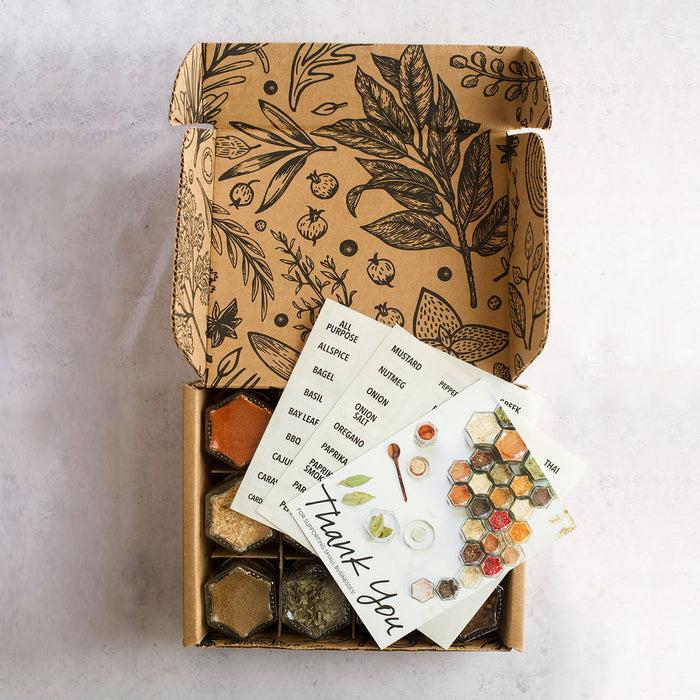 gneiss spice Beyond Basics Kit — 12 Magnetic Jars Filled with Best-Selling Organic Seasonings