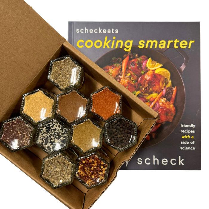 gneiss spice 'Cooking Smarter' Bundle — Friendly Recipes with a Side of Science Cookbook + Spice Kit