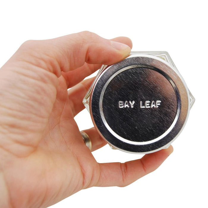 Gneiss Spice Custom Magnetic Spice Jars — 7 Glass Jars Filled With Spices