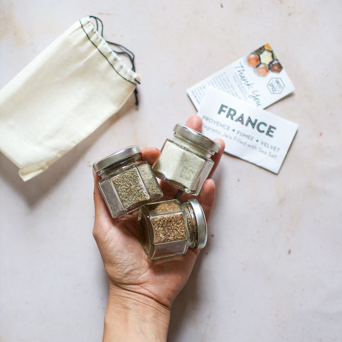 Gneiss Spice Fancy French Salts — Velvet Herbes De Provence & Fumée Sea Salts