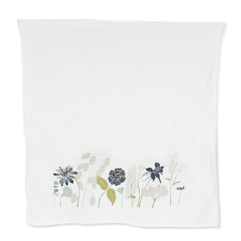 gneiss spice Flower Bouquet Tea Towel - Peace