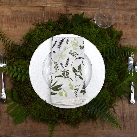 Gneiss Spice Herb Sprigs Cloth Napkins