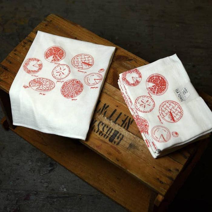 gneiss spice Holiday Pies Tea Towel