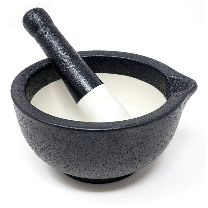 gneiss spice Mortar & Pestle — Black Finish