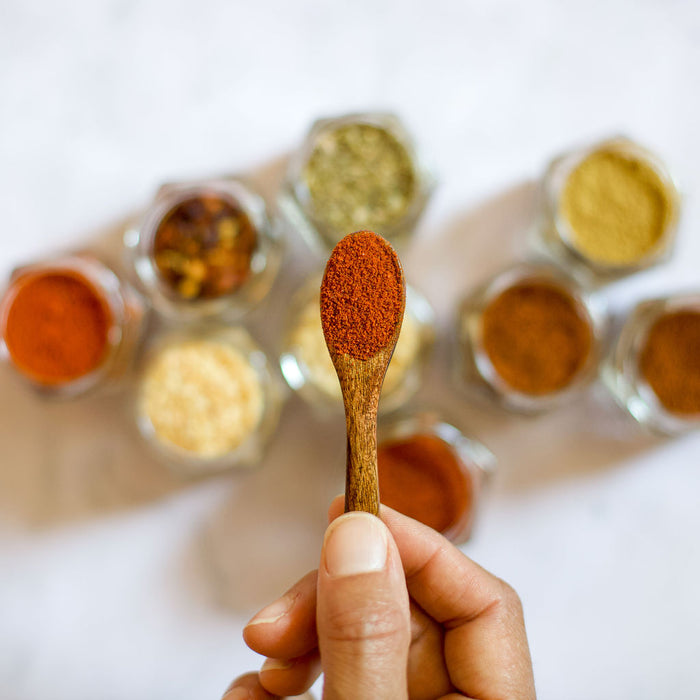 Gneiss Spice Spice Spoon - Hand Carved Wood