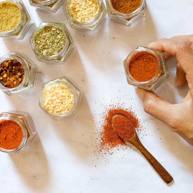 Gneiss Spice Spice Spoon - Hand Carved Wood