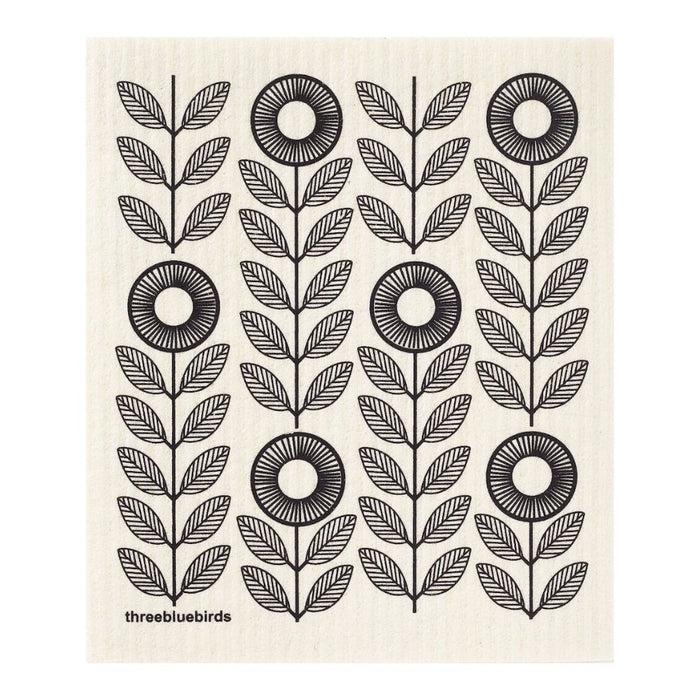 gneiss spice Swedish Dishcloth — Black Sunflowers