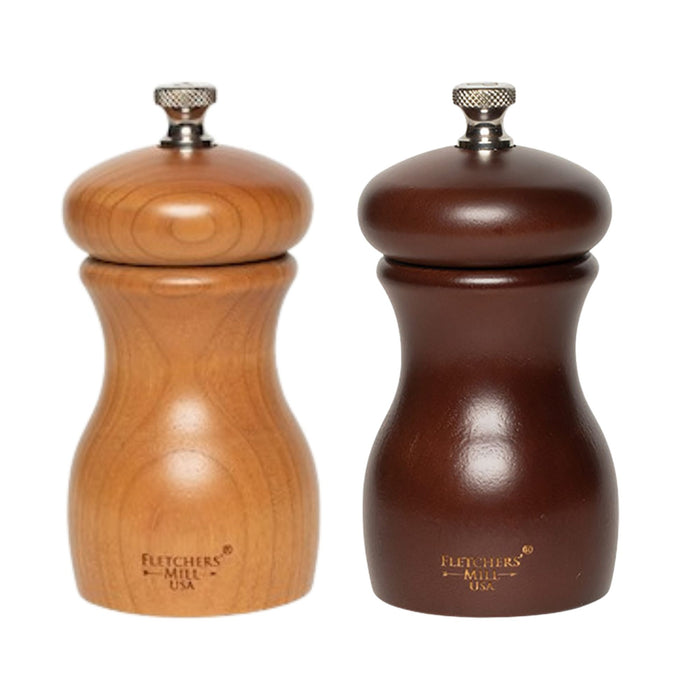 Gneiss Spice Grinder Pair — Marsala Salt & Pepper Mill Set
