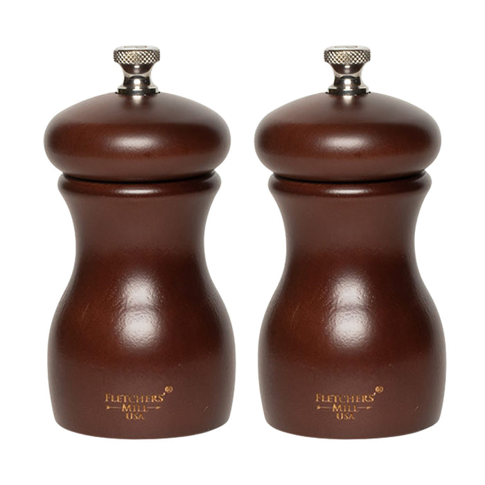 Gneiss Spice Grinder Pair — Marsala Salt & Pepper Mill Set