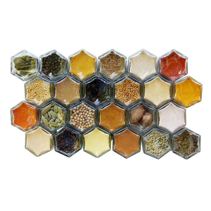 Gneiss Spice Indian Spice & Tool Kit – Masala Dabba With 24 Organic Spices + 5 Spice Tools