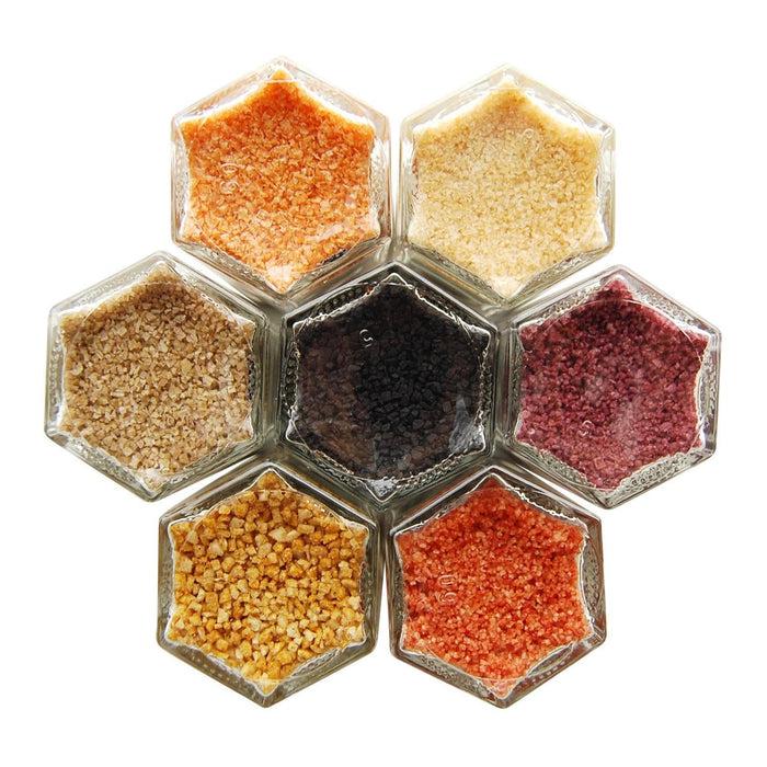 gneiss spice Infused Salts — 7 Gourmet Flavored Salts in Magnetic Jars
