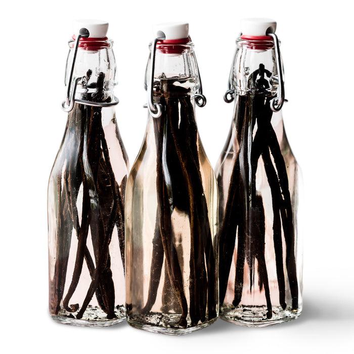 Gneiss Spice Organic & Fair Trade - Homemade Vanilla Extract Kit In Swing Top Bottle