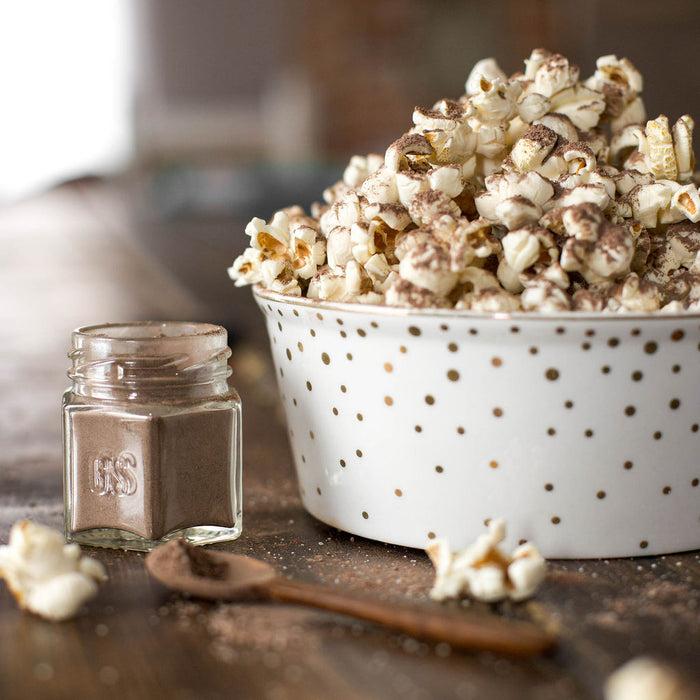 gneiss spice Popcorn "Comfort Foods" — Pizza Party Mac & Cheese + Cocoa
