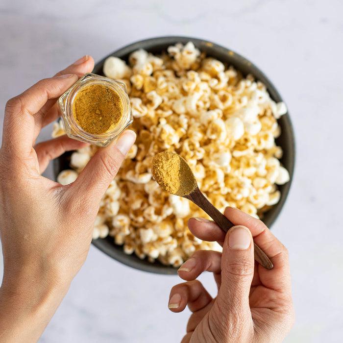 gneiss spice Popcorn "Movie Night" — Jalapeño Cheddar Maple Salt-n-Vinegar