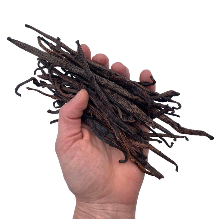 gneiss spice Vanilla Pod Splits/Cuts Origin Madagascar — Concentrated Flavor for Making Gourmet Extract Paste and Powder