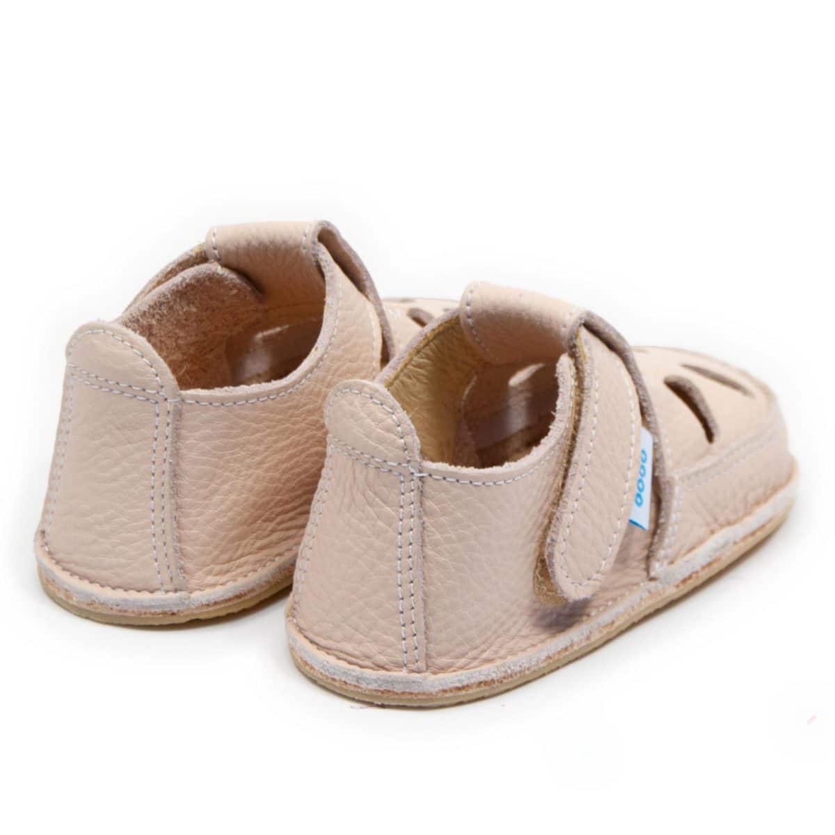 Go Barefoot Dodo Sandals Cream Plain