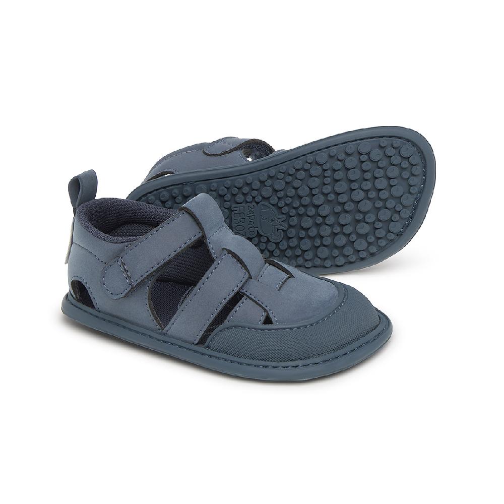 go barefoot Zapato Feroz – Denia / Micronobuck Azul