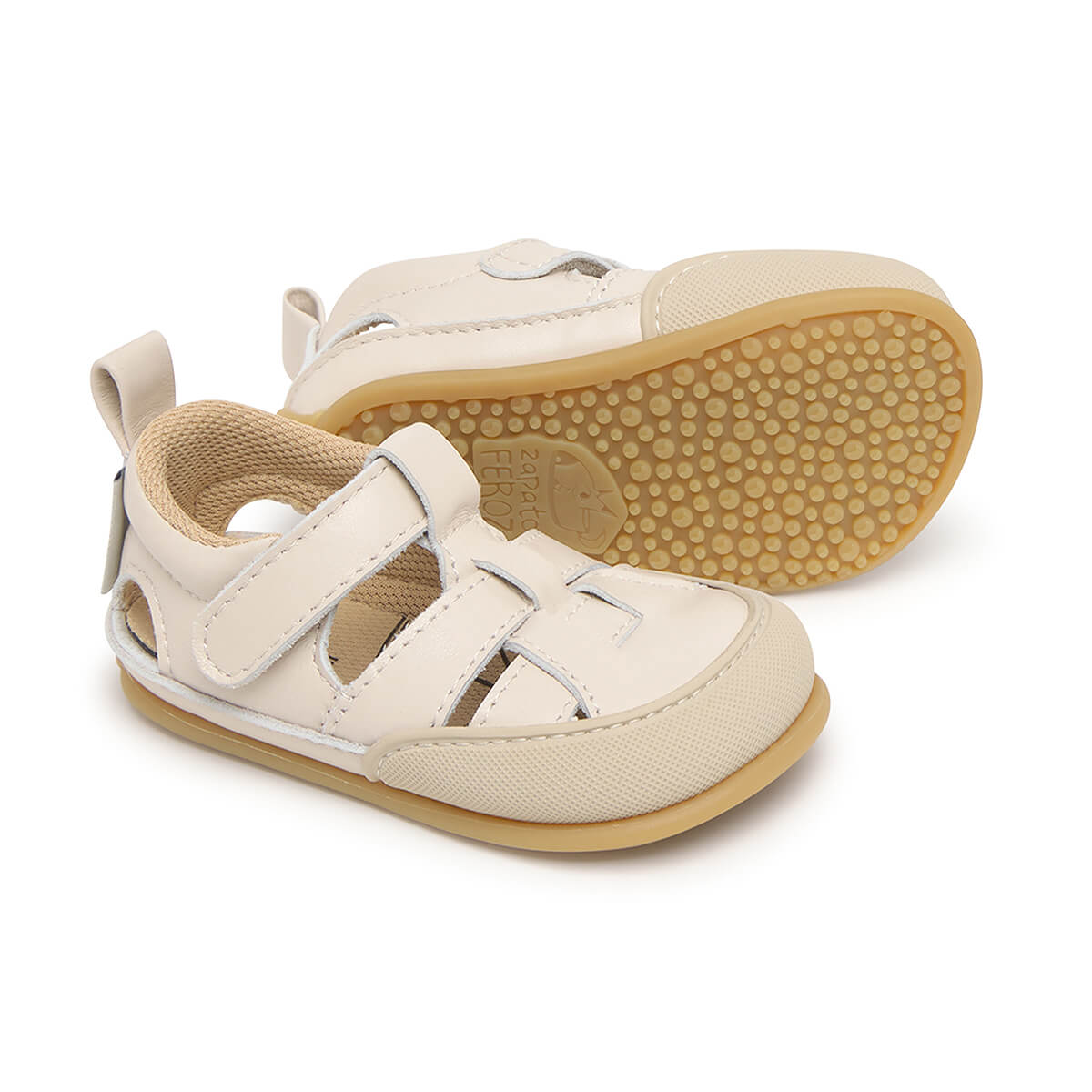 go barefoot Zapato Feroz – Irta / Microfibra Beige