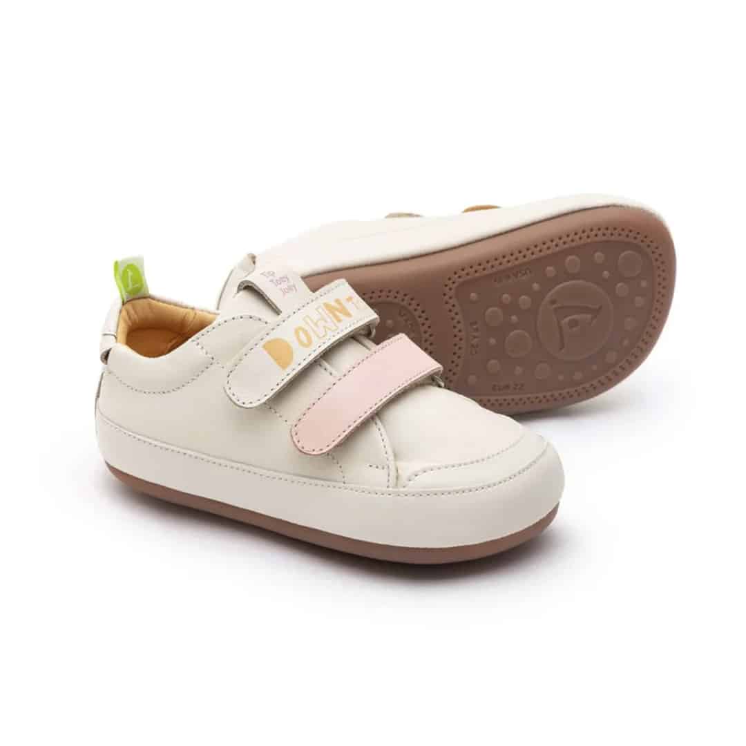 Go Barefoot Tip Toey Joey – Bossy Down To Earth – Tapioca / Blossom Pink / Papaya