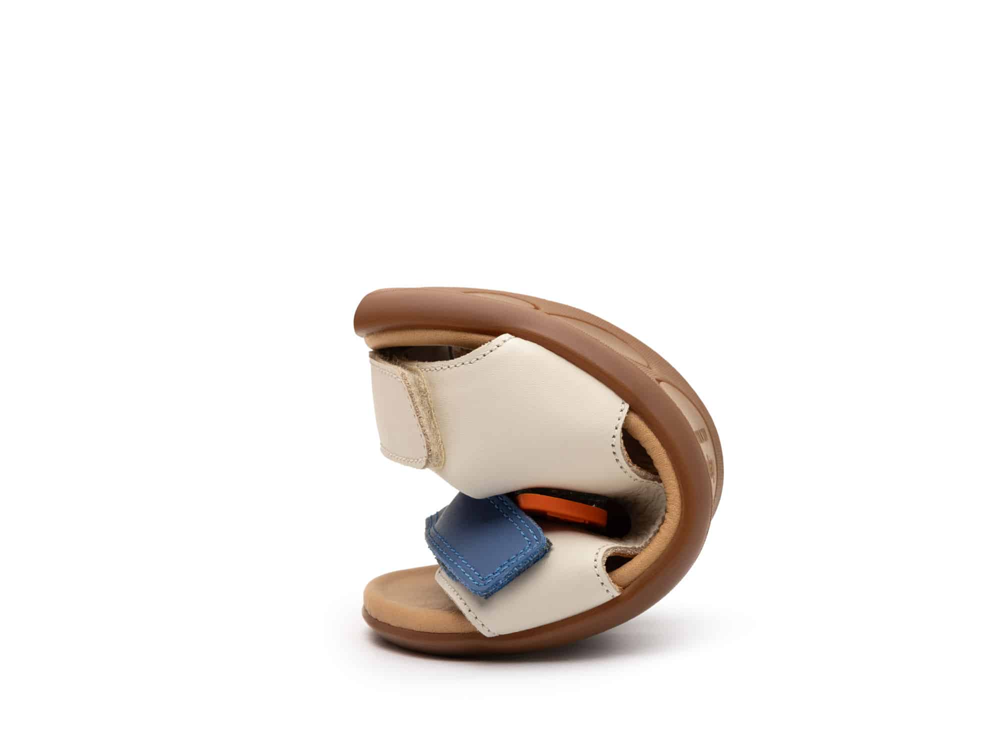 Go Barefoot Tip Toey Joey – Explorer – Tapioca / Blue Tang And Salsa