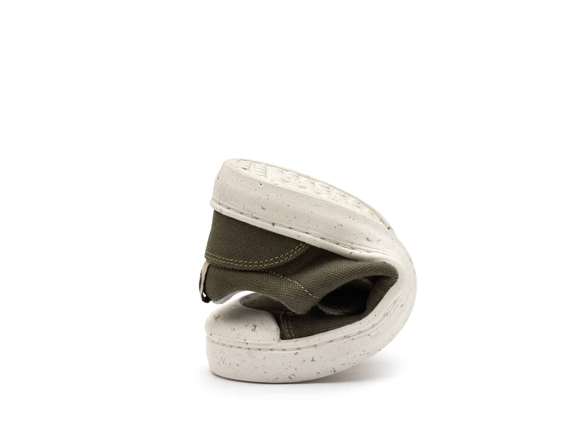 Go Barefoot Tip Toey Joey – Ramp Green – Verde Musgo Eco Canvas