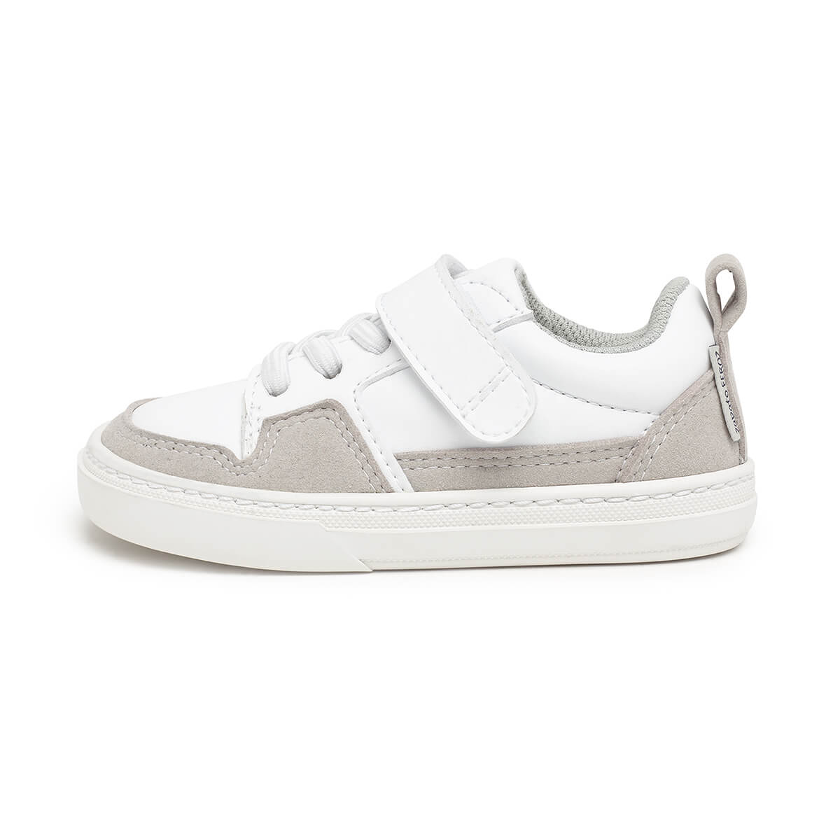 Go Barefoot Zapato Feroz – Cheste Rocker / Blanco – Gris Microfibra