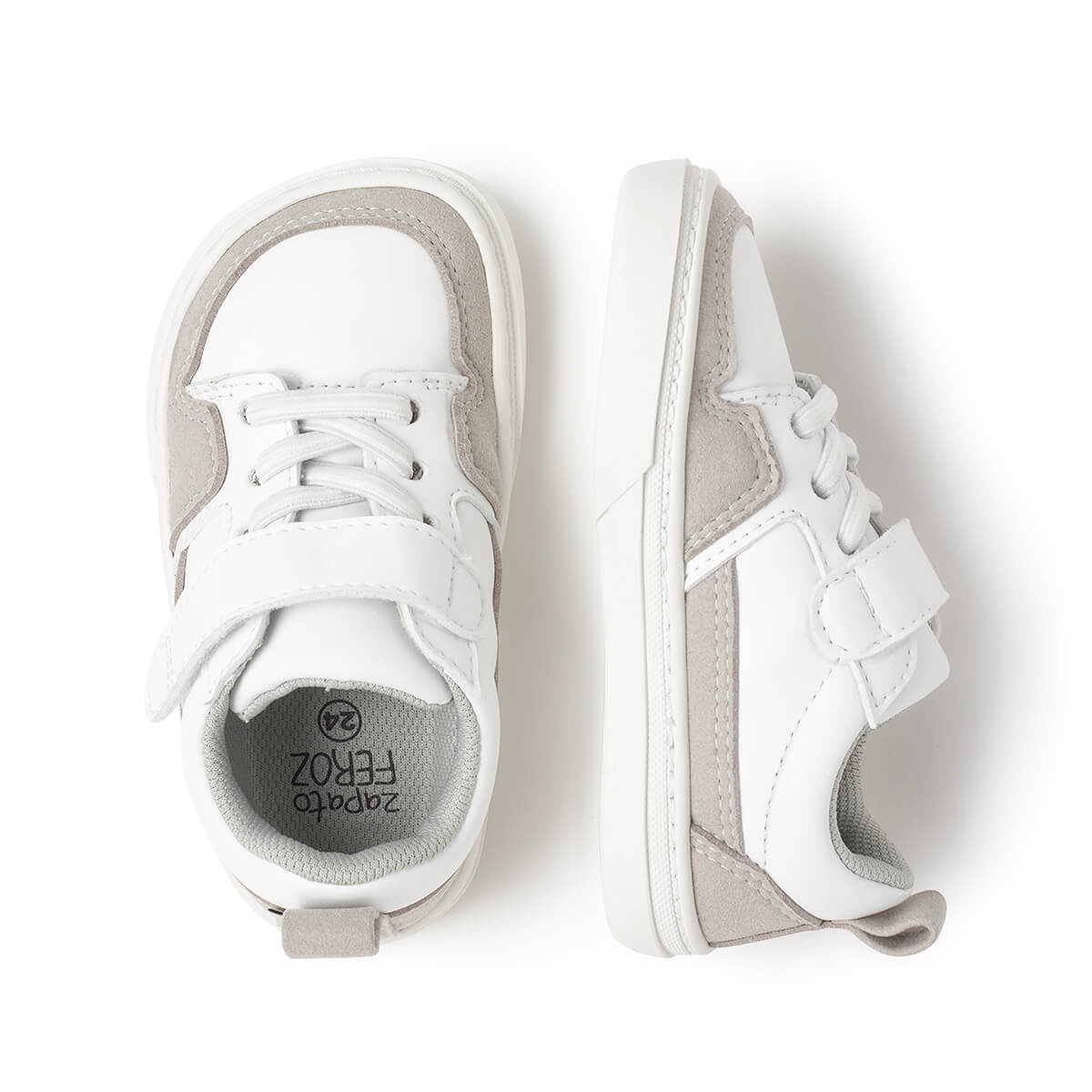 go barefoot Zapato Feroz – Cheste Rocker / Blanco – Gris Microfibra