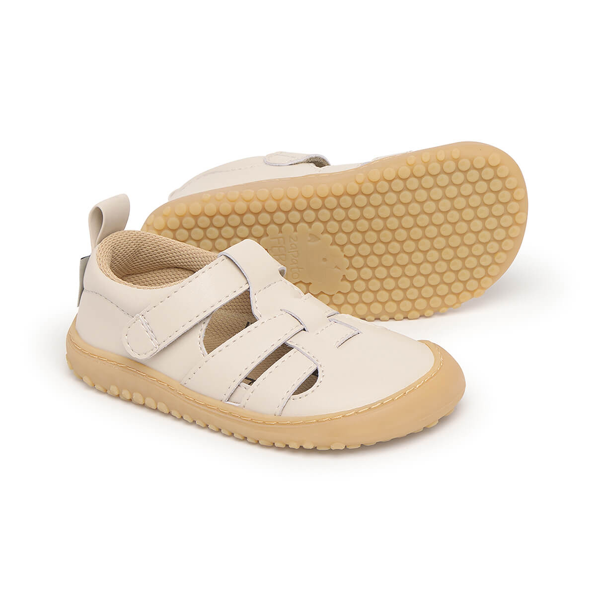 go barefoot Zapato Feroz – Irta Rocker / Microfibra Beige