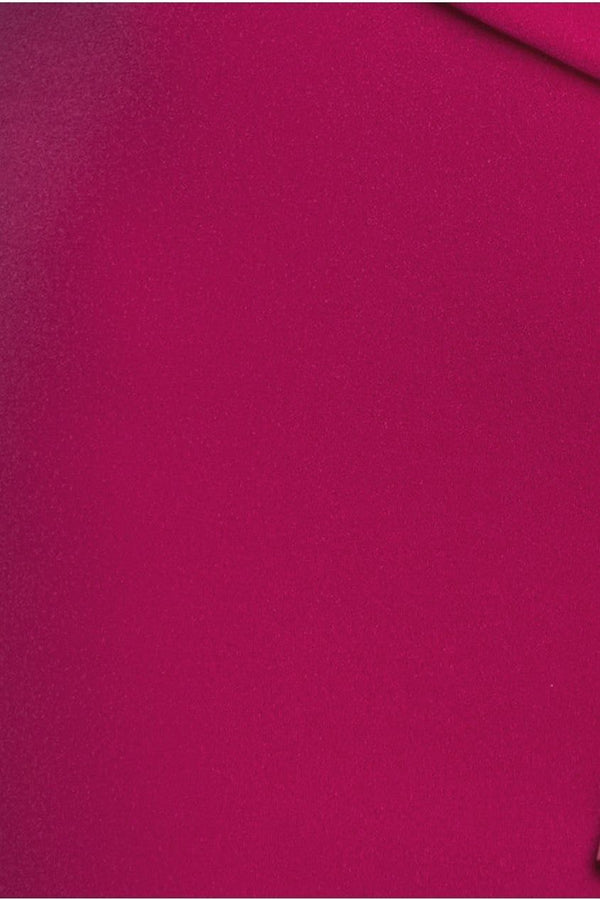 Goddiva Bardot Pleated Maxi Dress - Burgundy By Goddiva