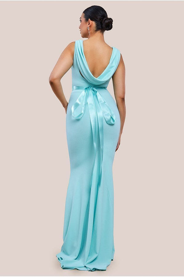 Goddiva Eris Bridesmaid Maxi Fishtail Dress By Saint A