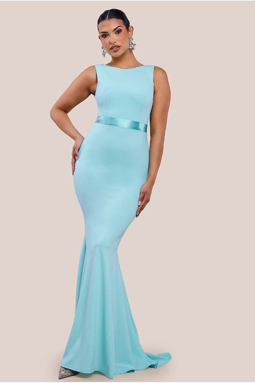 goddiva Eris Bridesmaid Maxi Fishtail Dress by Saint A