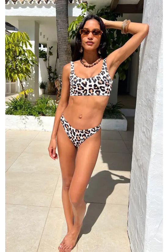 goddiva Cream Leopard Bikini by Maribela