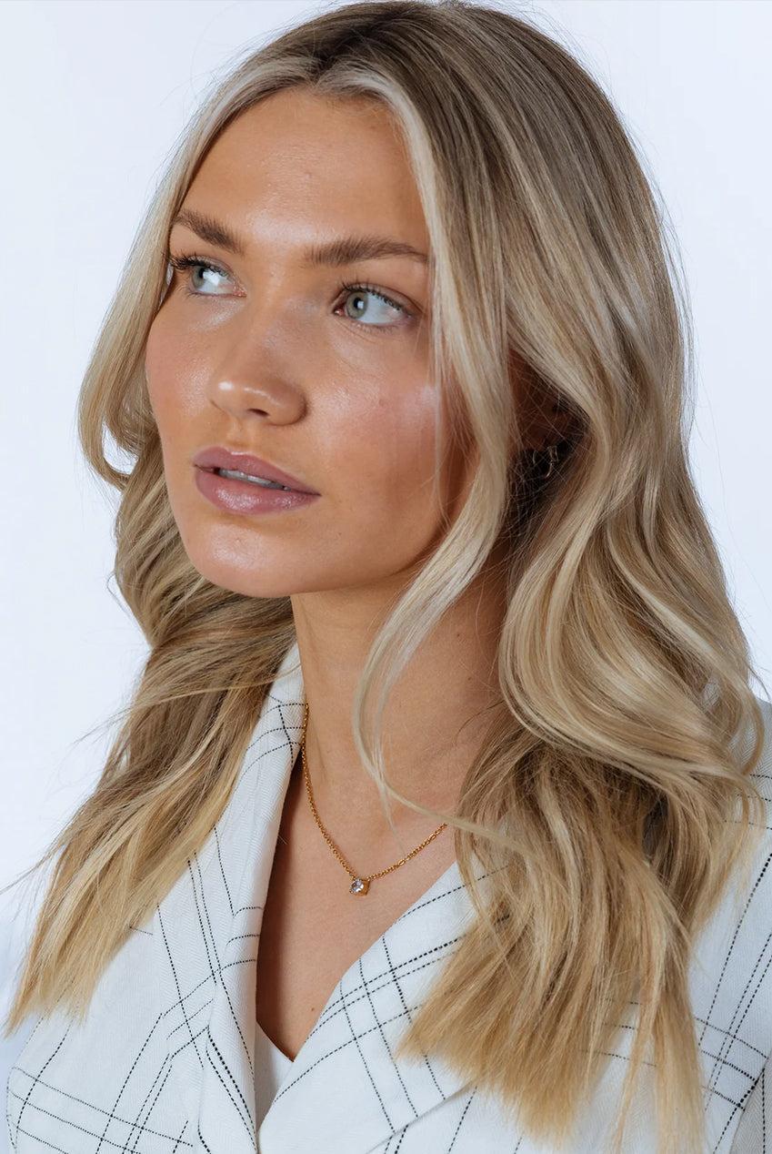 goddiva Dainty Crystal Necklace - Gift Boxed by SVNX