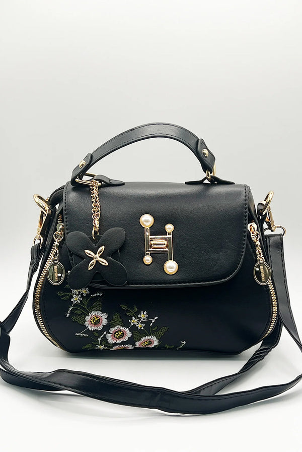 Goddiva Embroidered Crossbody Bag By SVNX