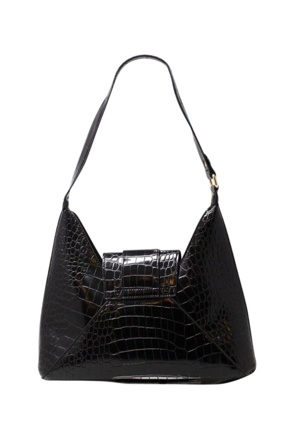 Goddiva Envelope Hobo Bag In Black By SVNX
