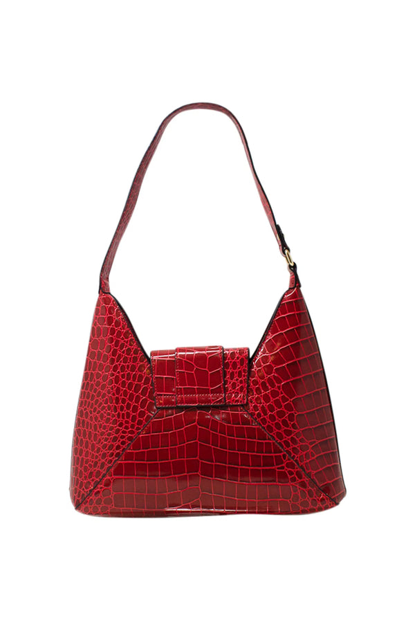 Goddiva Envelope Hobo Bag In Red By SVNX