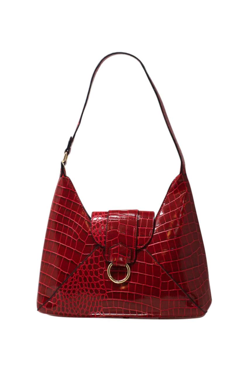 goddiva Envelope Hobo Bag In Red by SVNX