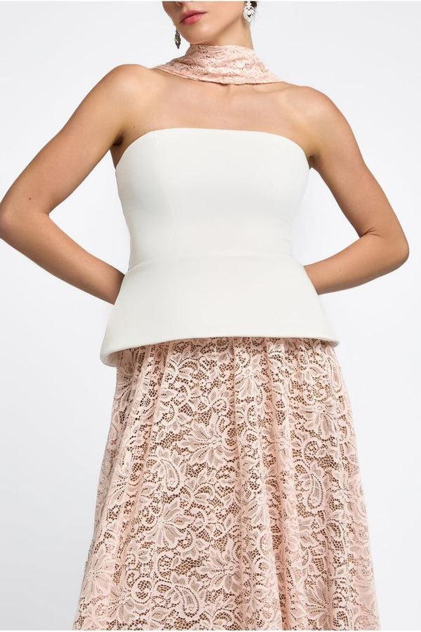 Goddiva Floral Lace Scarf By Goddiva