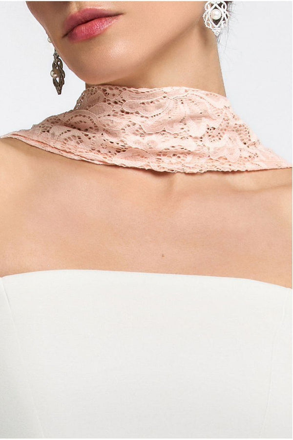 Goddiva Floral Lace Scarf By Goddiva