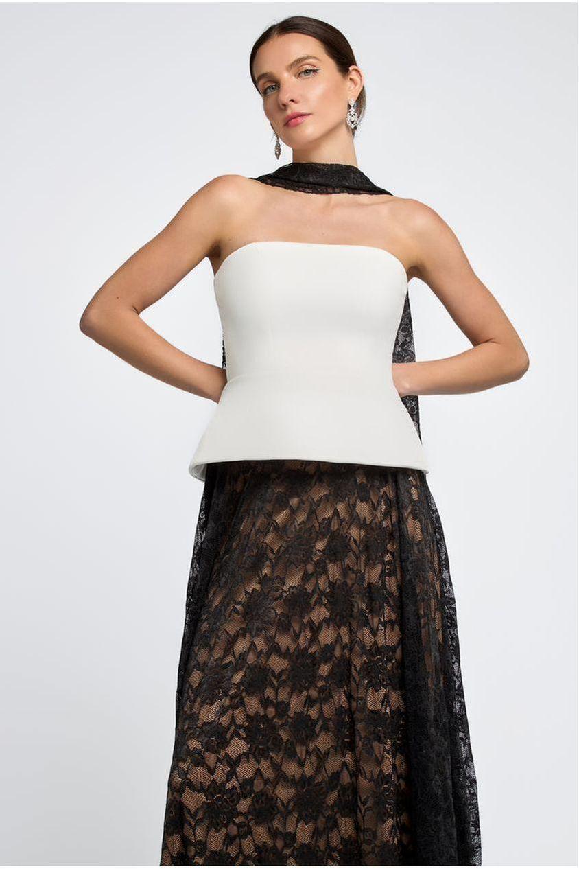 goddiva Floral Lace Scarf by Goddiva