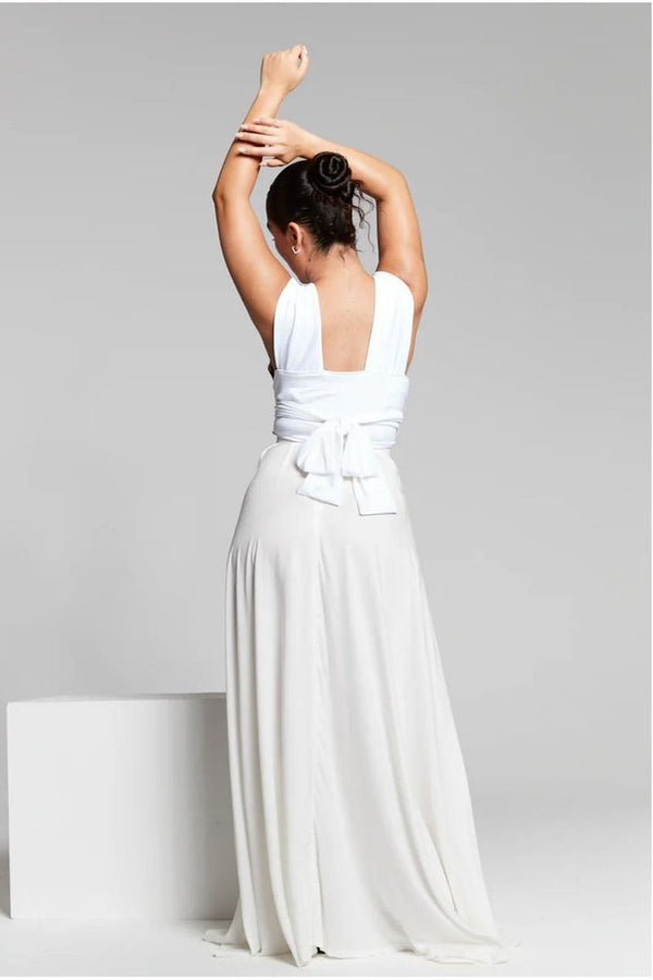 Goddiva Isla Ivory Multiway Tie Top By InFlair