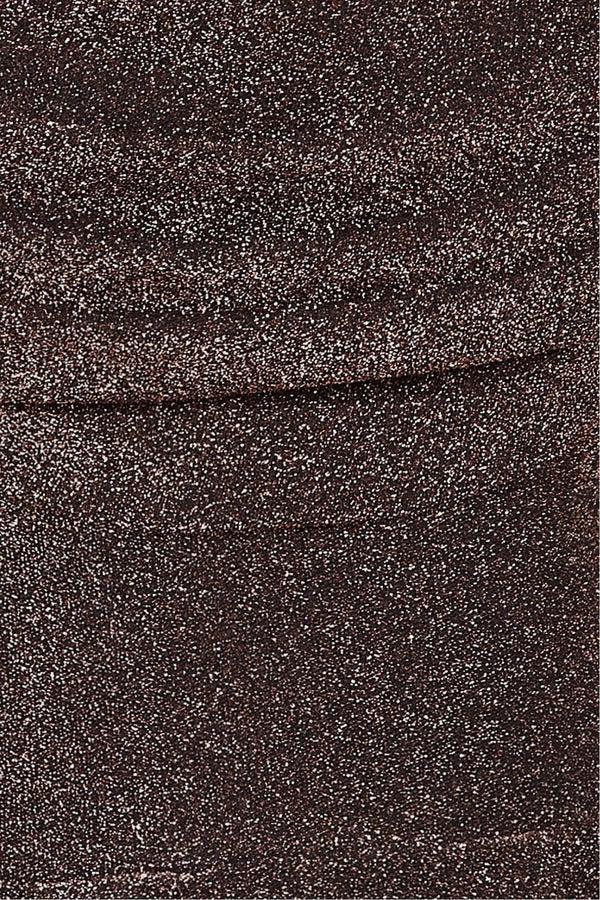 Goddiva Lurex Cowl Neck Jumpsuit - Bronze By Goddiva