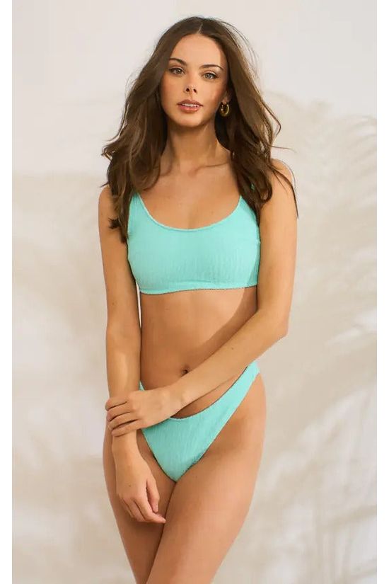Goddiva Mint Crinkle Bikini By Maribela
